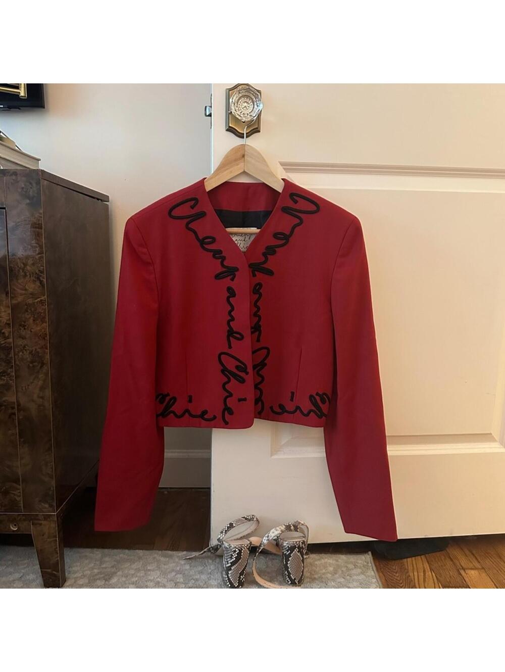 Vintage 80’s Moschino Cheap and Chic Women's Blazer